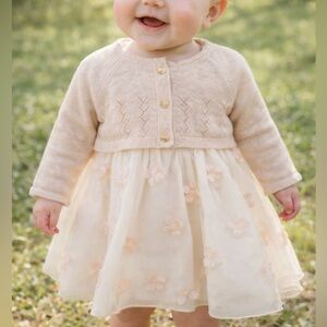 Cat & Jack Crop Cream Colored Sweater